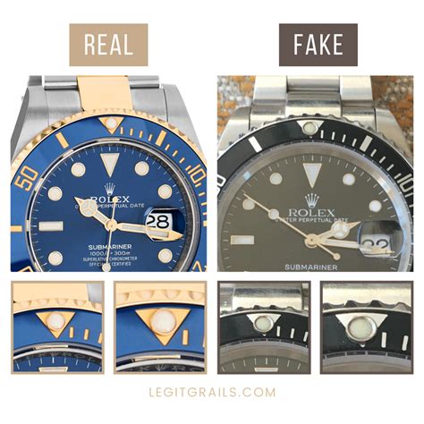 how to spot a fake rolex submariner black|how to identify rolex watches.